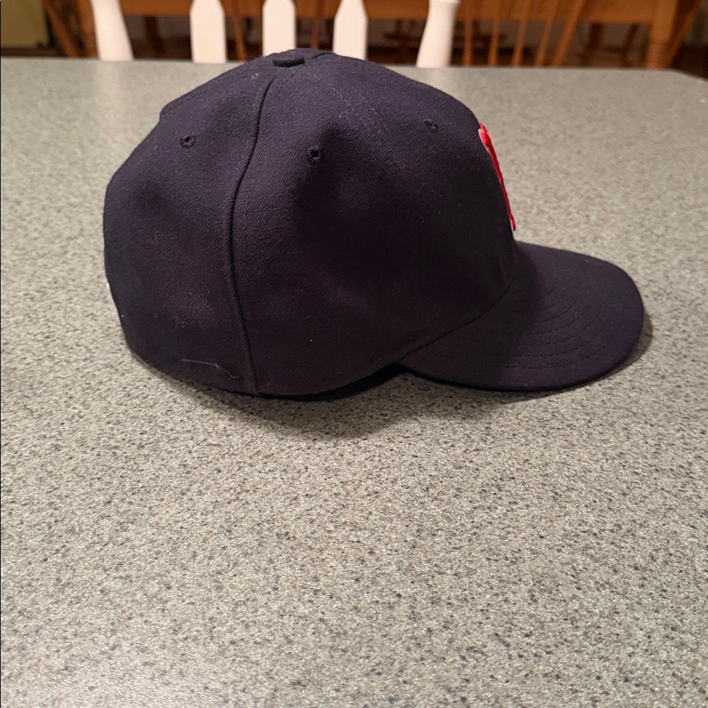 59FIFTY Boston Red Socks Authentic Collection Navy Baseball Cap Brim - Picture 5 of 7
